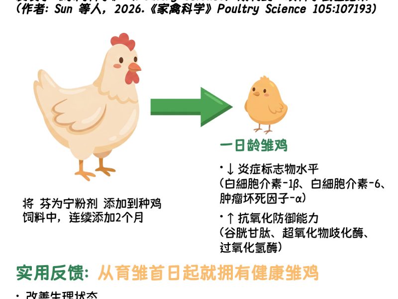 让种鸡把健康传给下一代